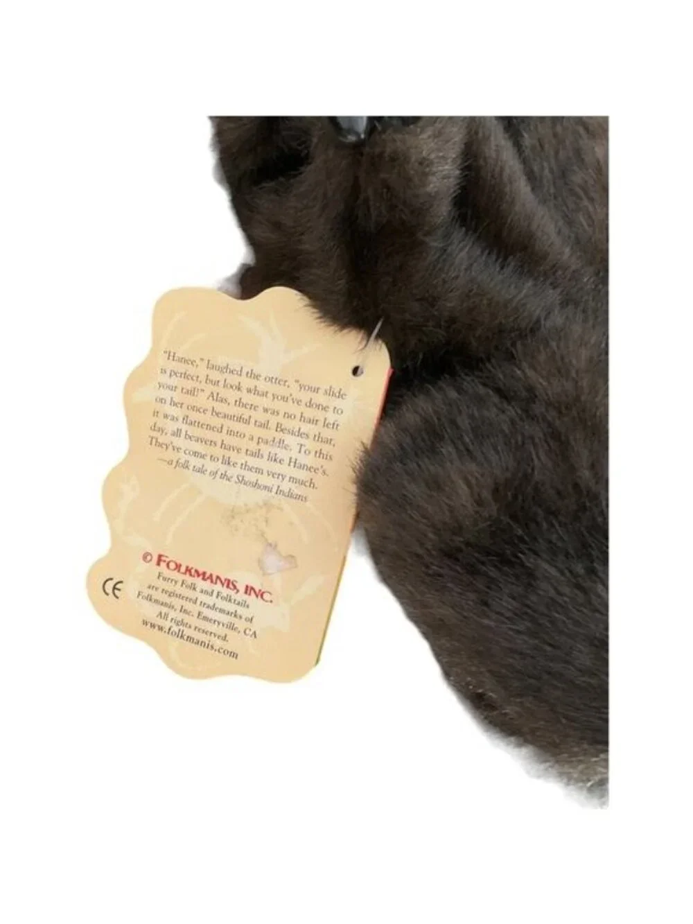 Folkmanis Mini Beaver Finger Puppet Plush Realistic Stuffed Animal Toy 7